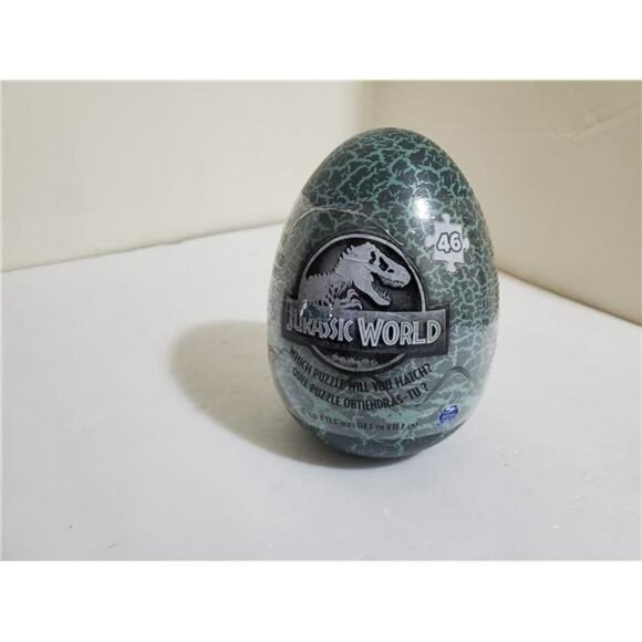 Jurassic World 46 Piece Mystery Dinosaur Puzzle in Egg Packaging Green - Picture 7 of 8